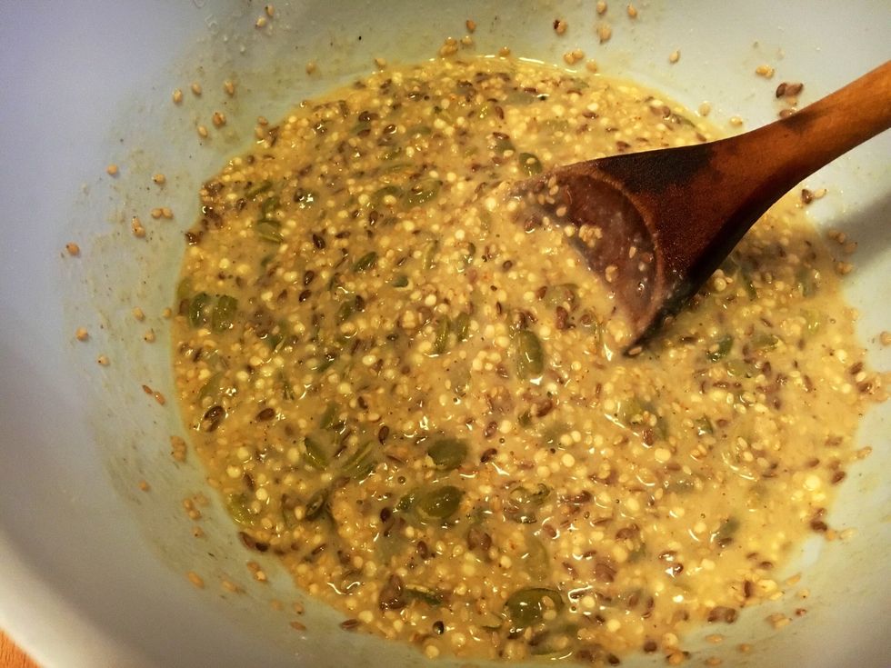 Stir. Let rest 8-10 minutes.