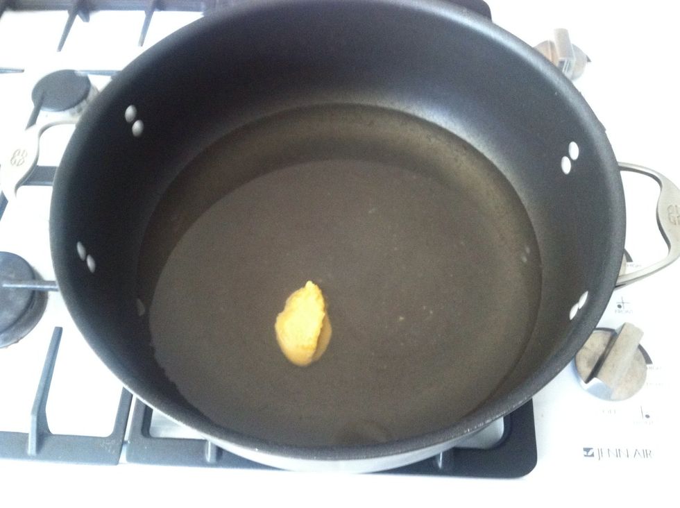Stir mixture over medium heat