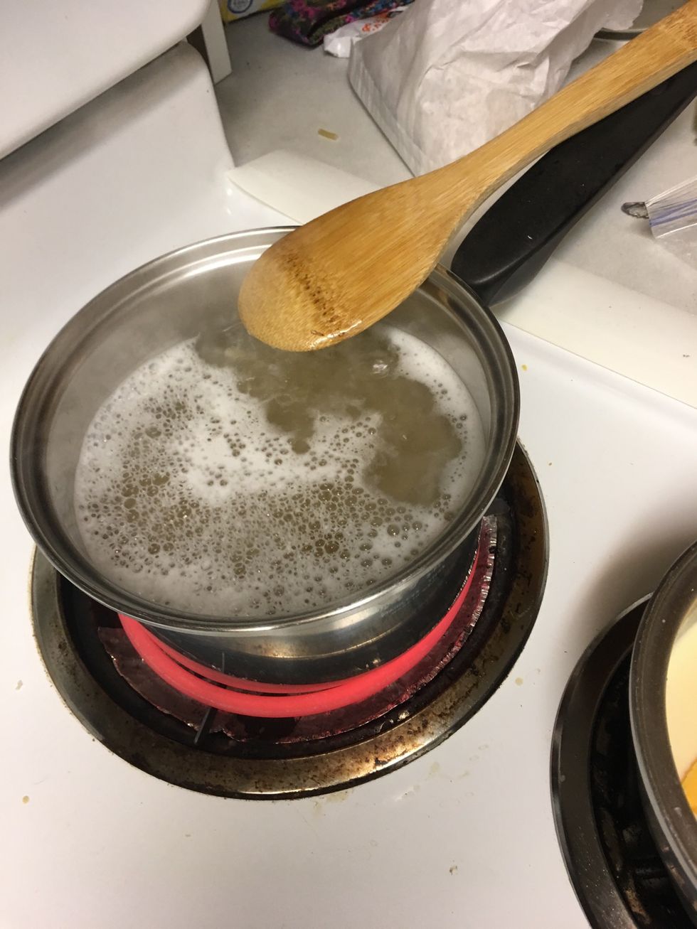 Stir pasta