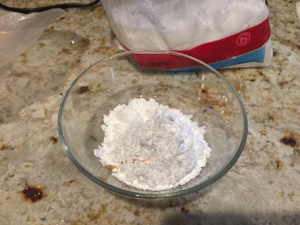 Stir powdered sugar, vanilla and 3 tablespoons water until smooth.  Add more water until icing is as thick or thin as you like it.