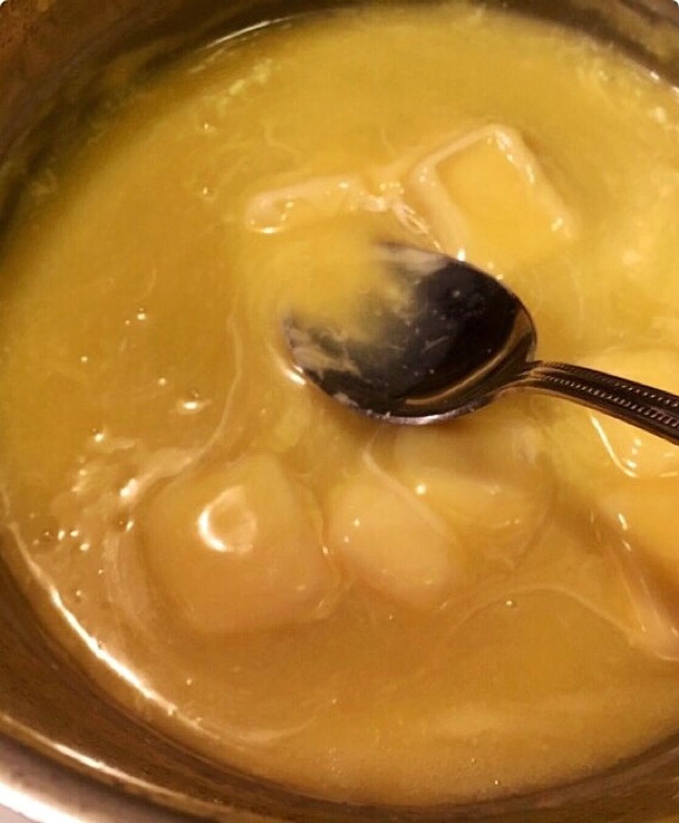 Stir so there are no lumps.