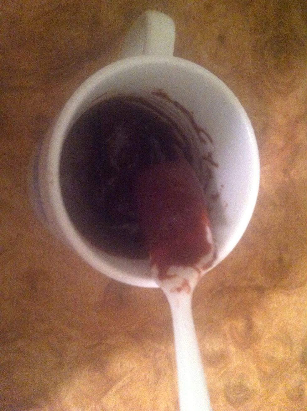 Stir, stir, stir. Make sure you get all the stuff off the bottom!