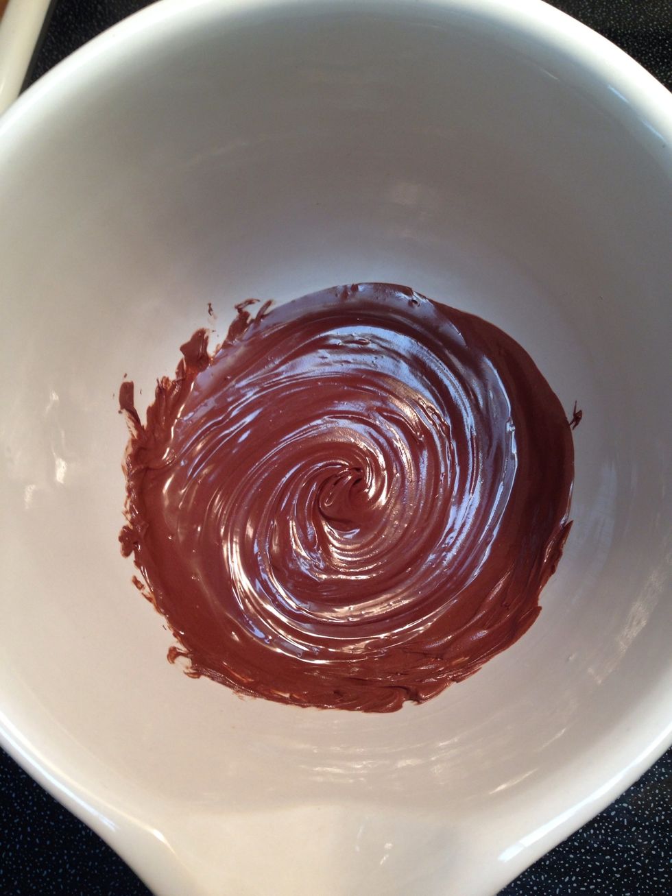 Stir stir stir until you get a nice smooth chocolate.