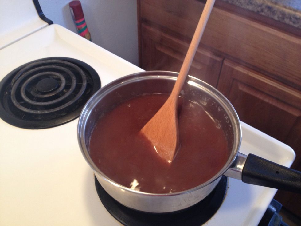 Stir, stir, stir.