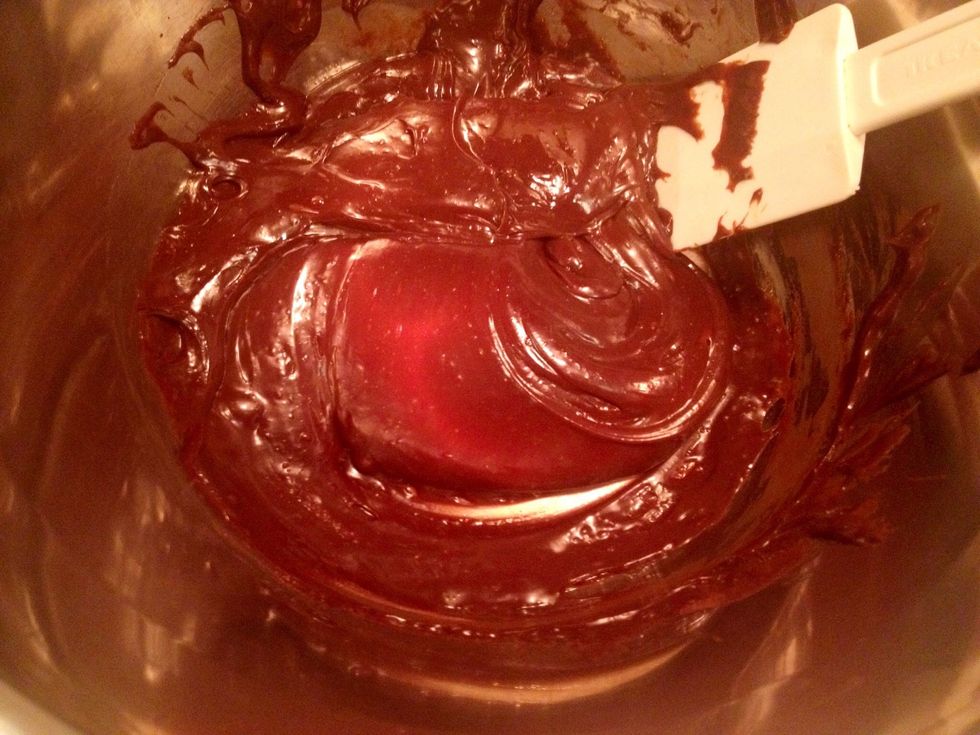 Stir the batter.