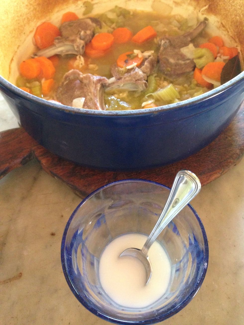 Stir the dissolved kuzu mixture into your casserole, curry or stir fry. You will see it thickens quite quickly and adds a nice silky consistency to your dish ... with no lumps!