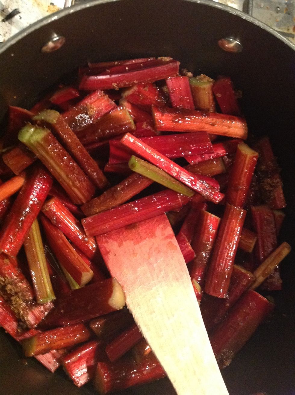 Stir the ingredients together and place on stove on high heat.