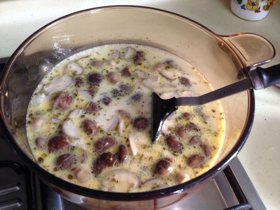 Stir thoroughly.