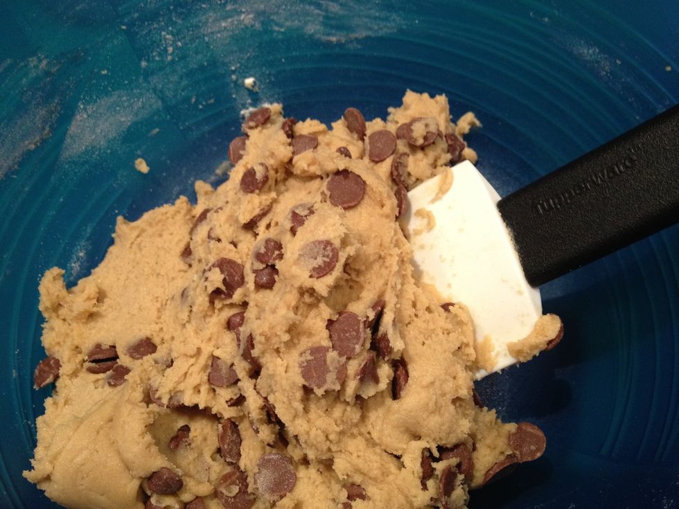 Stir through the choc-chips