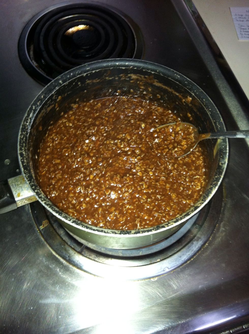 Stir till it becomes thick.