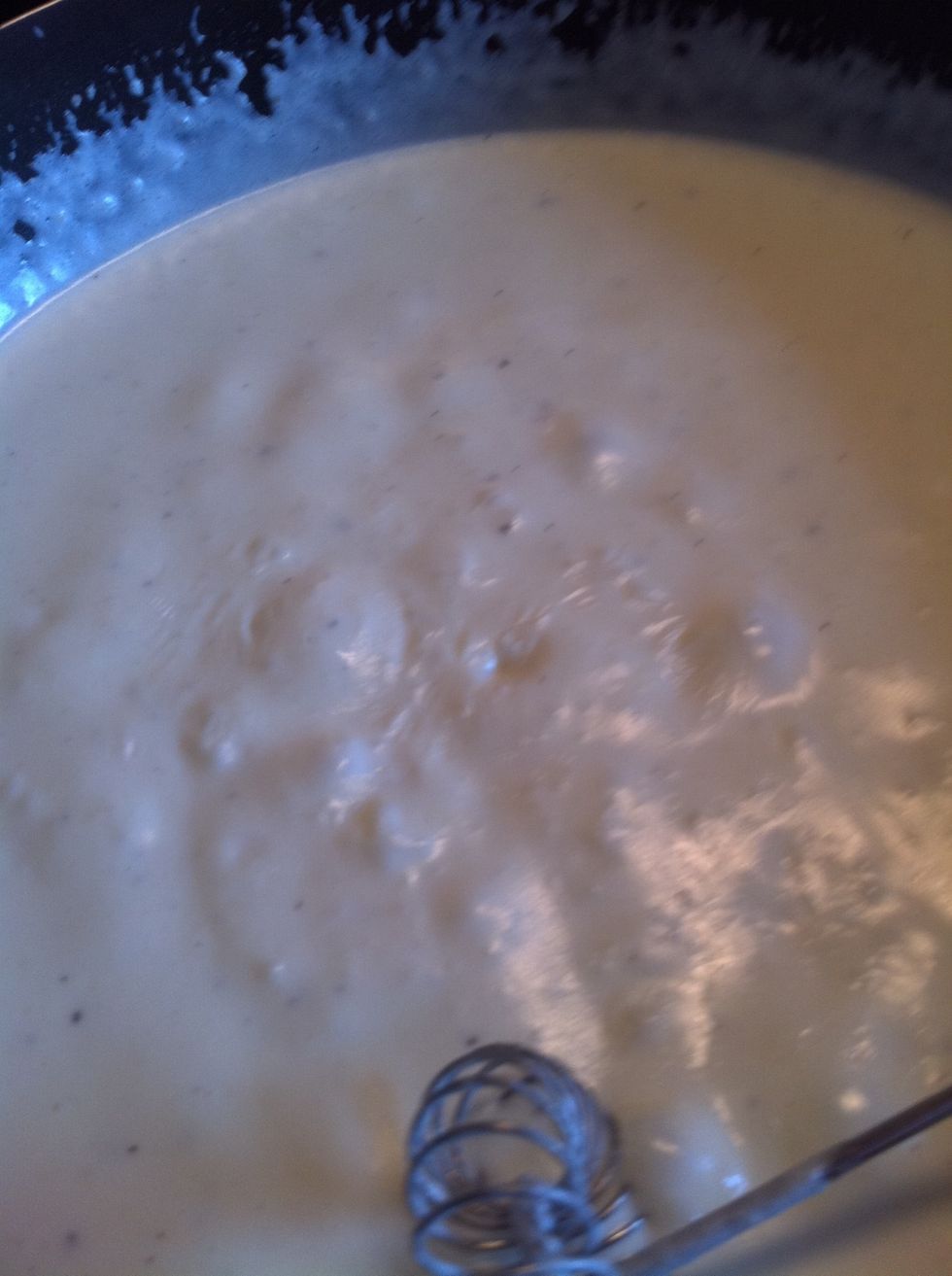 Stir till thickened and boiling.