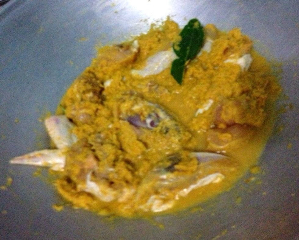 Stir to combine. Put the wok or sauteing pan on medium heat.