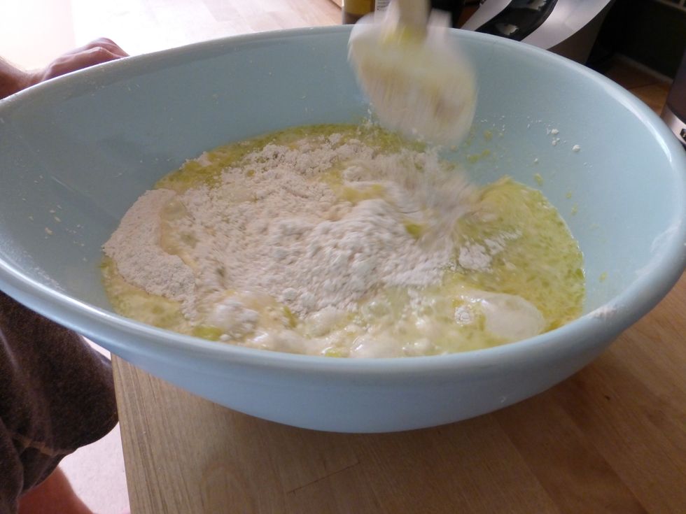 Stir to combine using a large spatula.