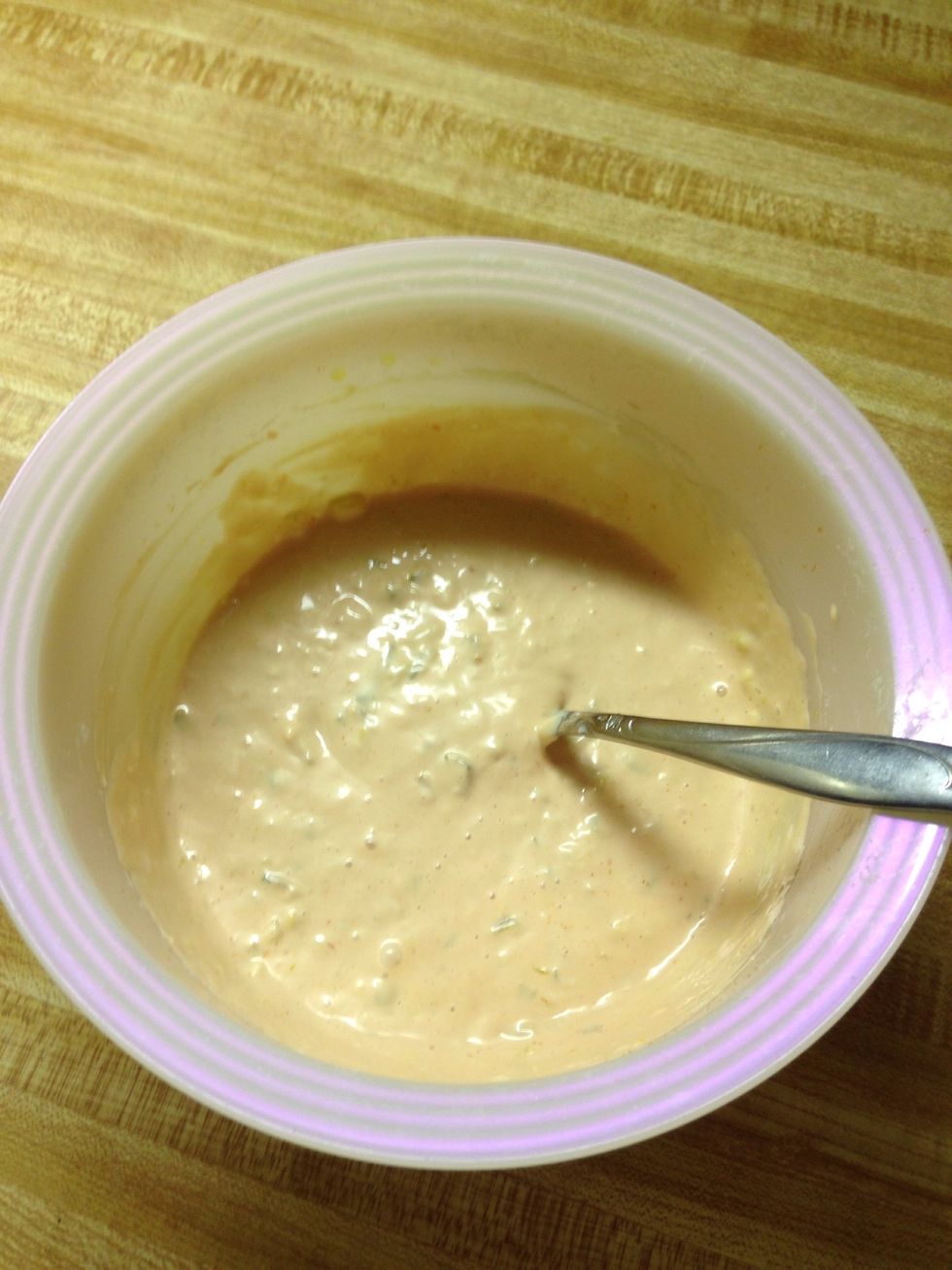 Stir to combine well. Then taste. Add more of what's lacking until it tastes the way you like it. Stir and done!