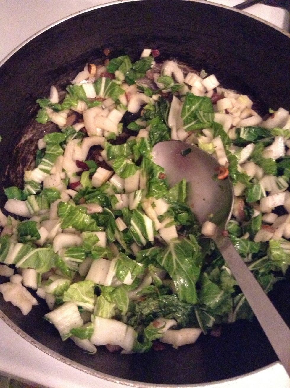 Stir to ensure that everything mixes well