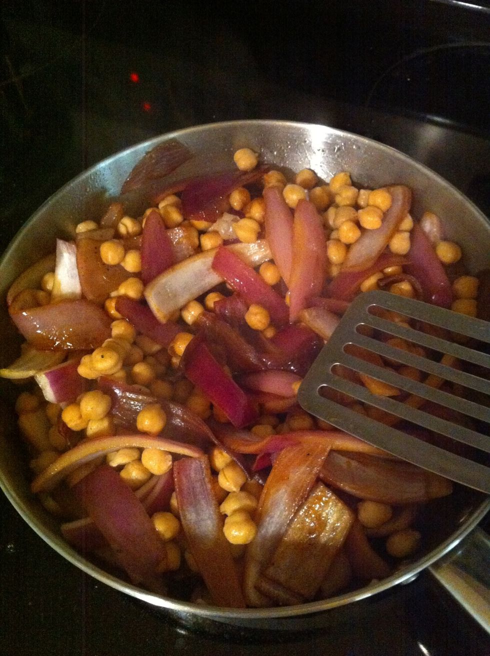 Stir to prevent burning