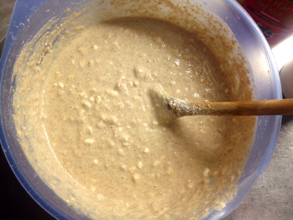 Stir to remove any flour lumps.
