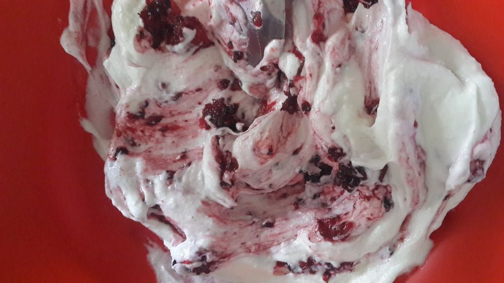 Stir until blended