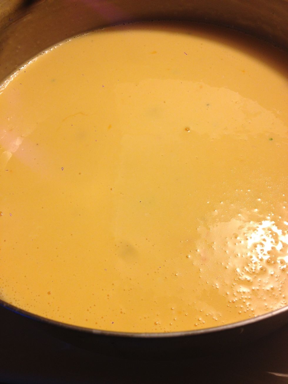 Stir until cheese has melted and mixture is smooth