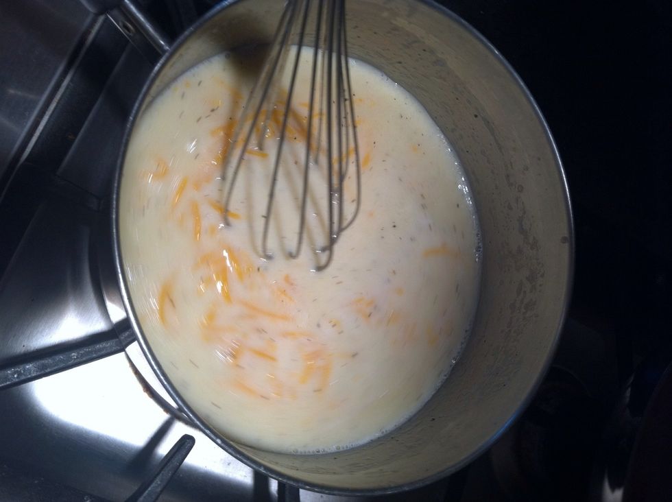 Stir until cheese is melted