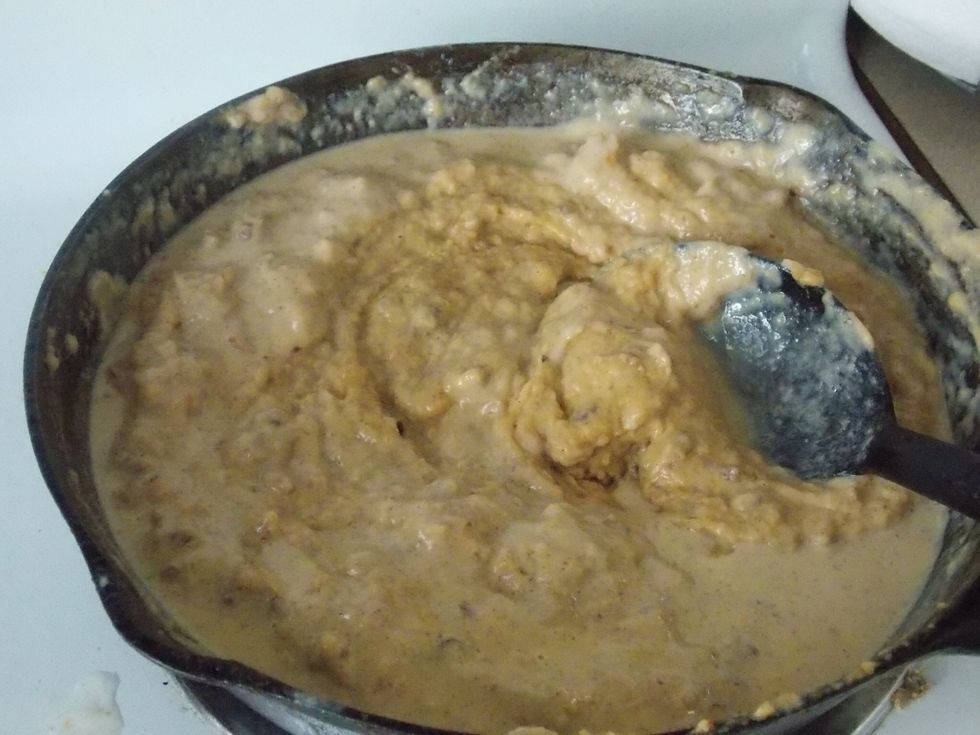 Stir until creamy.