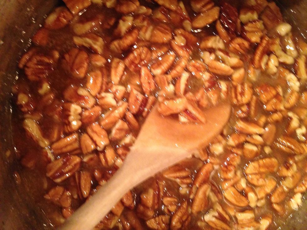 Stir until it gets thick