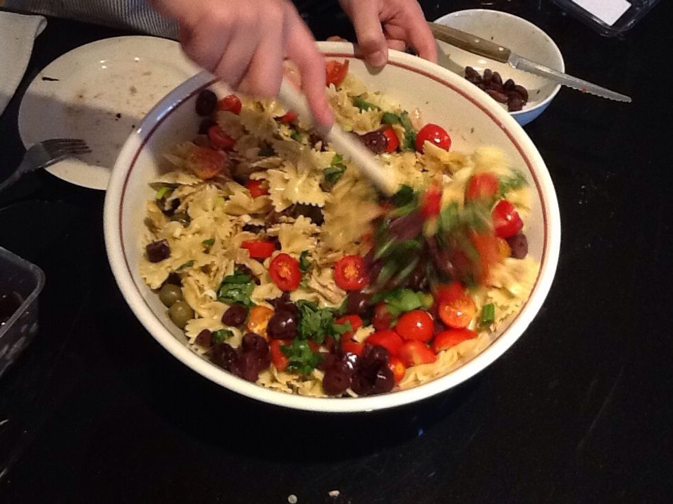 Stir until it is mix up