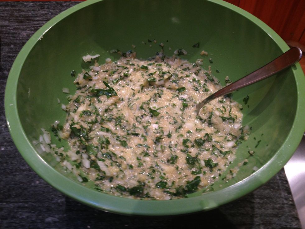 Stir until it is well combined.