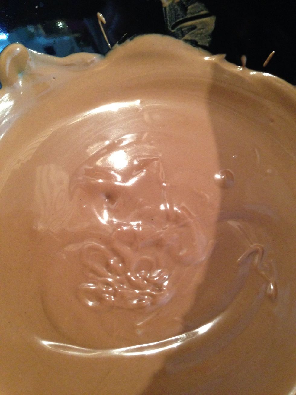 Stir until its nice and smooth