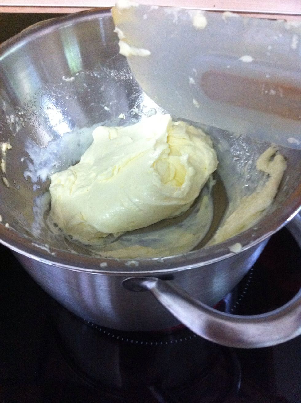 Stir until melted let it cool