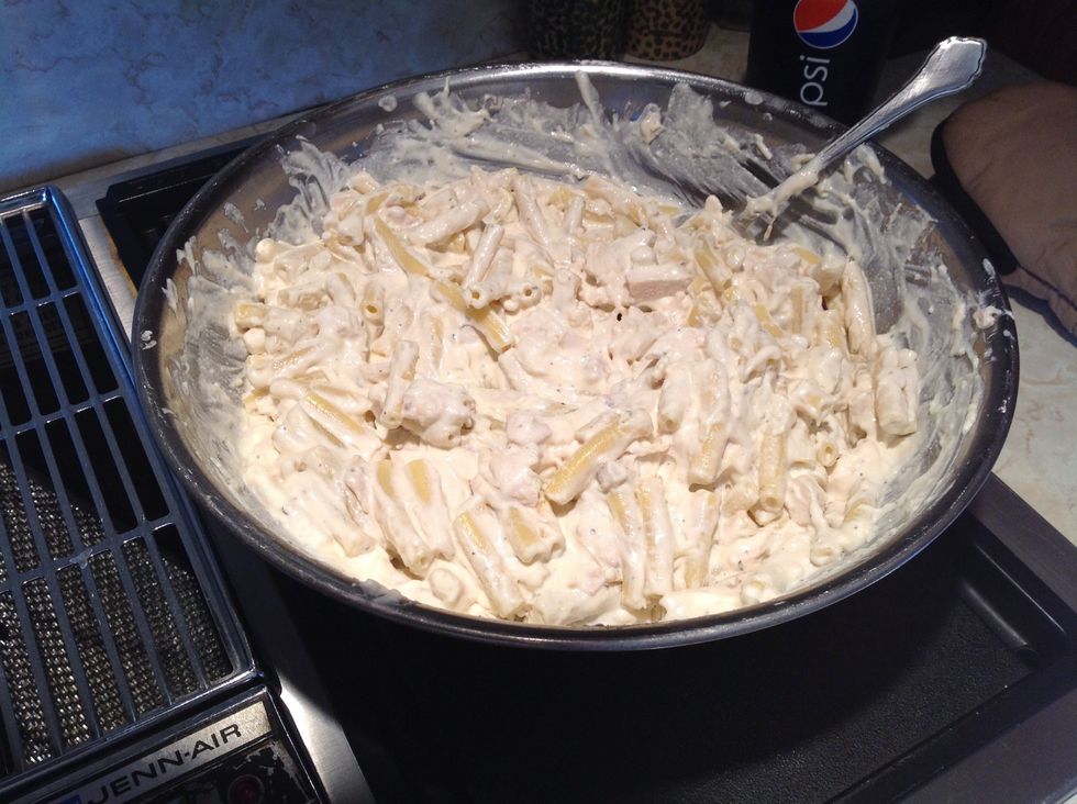 Stir until smooth and creamy.