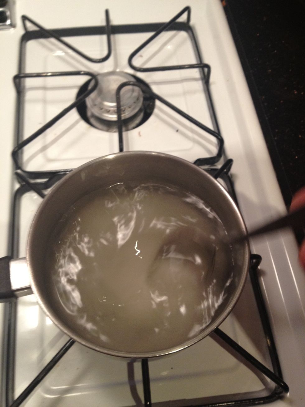Stir vigorously