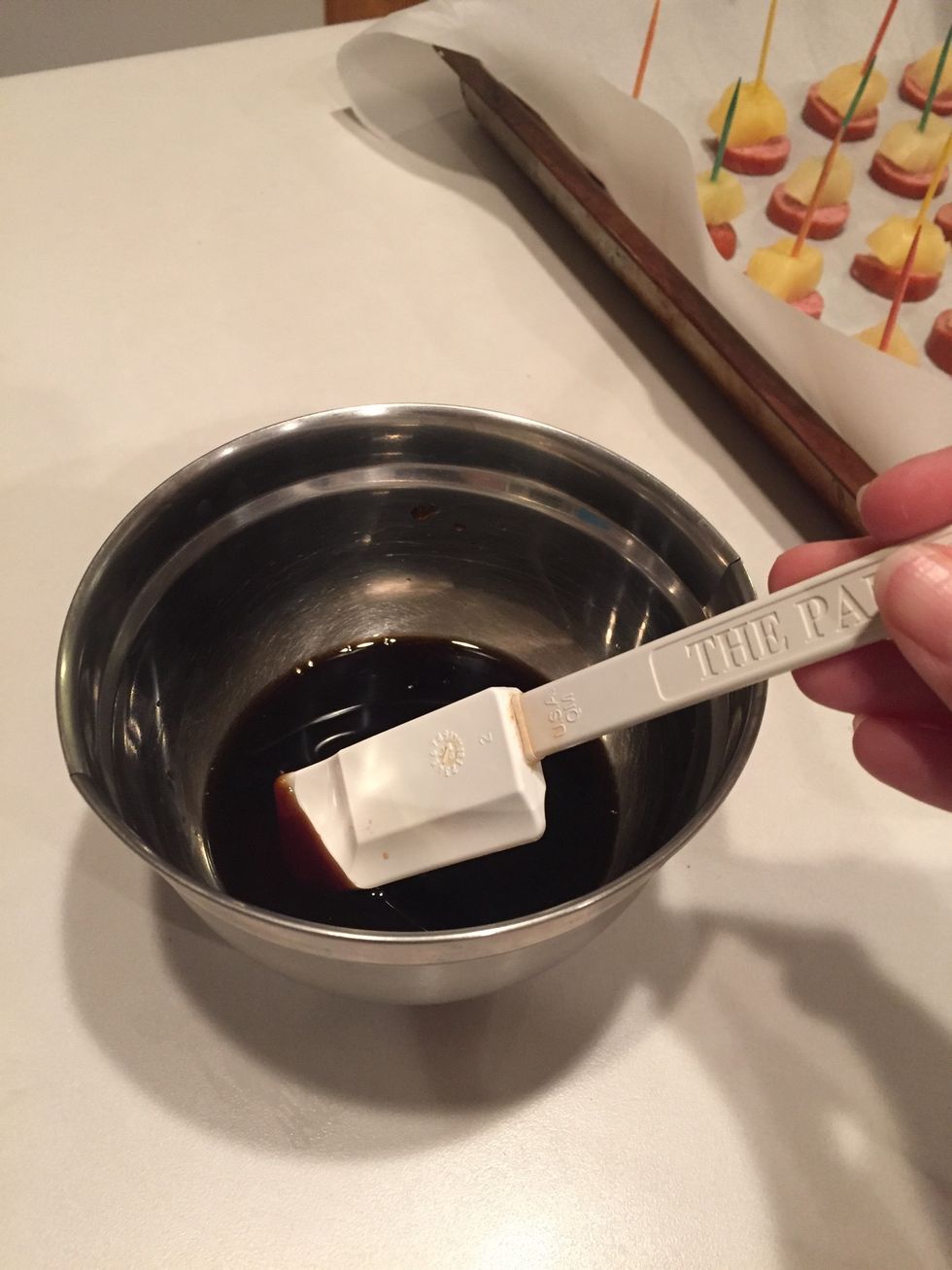 Stir well to evenly distribute the honey.