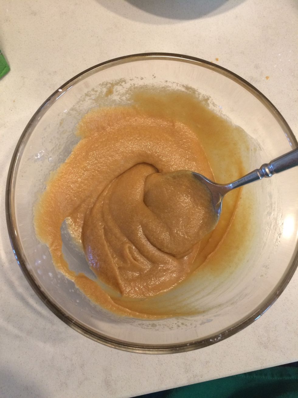 Stir well until completely smooth, then set aside.