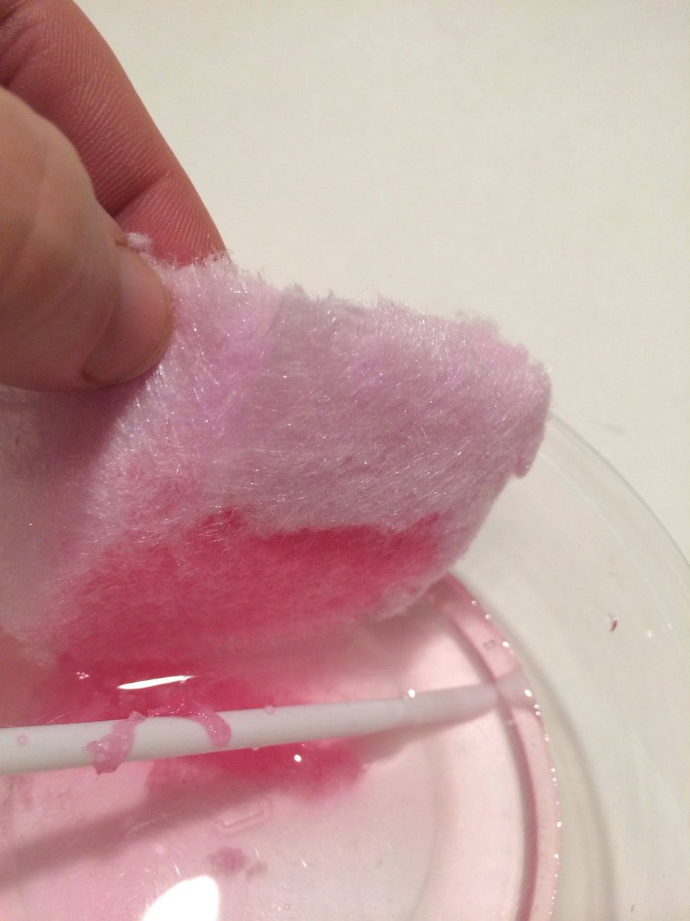 Stir while dissolving