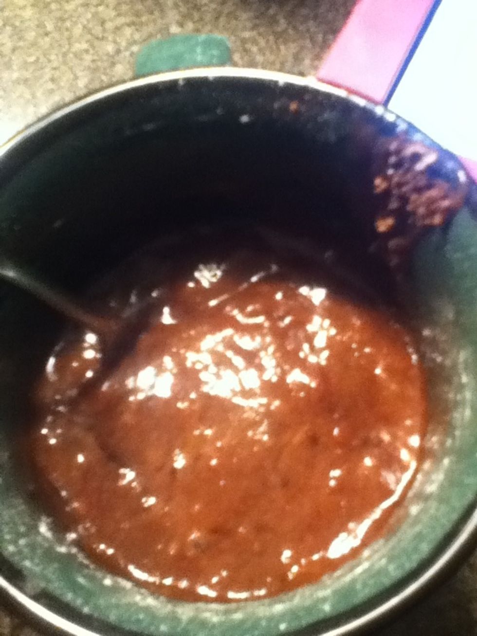 stir with a fork until all lumps are gone