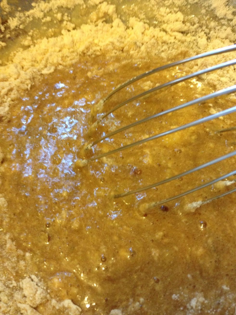 Stir with a wire whisk.