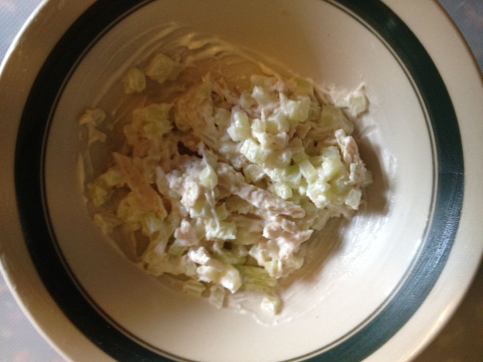 Stir with fork to desired consistency