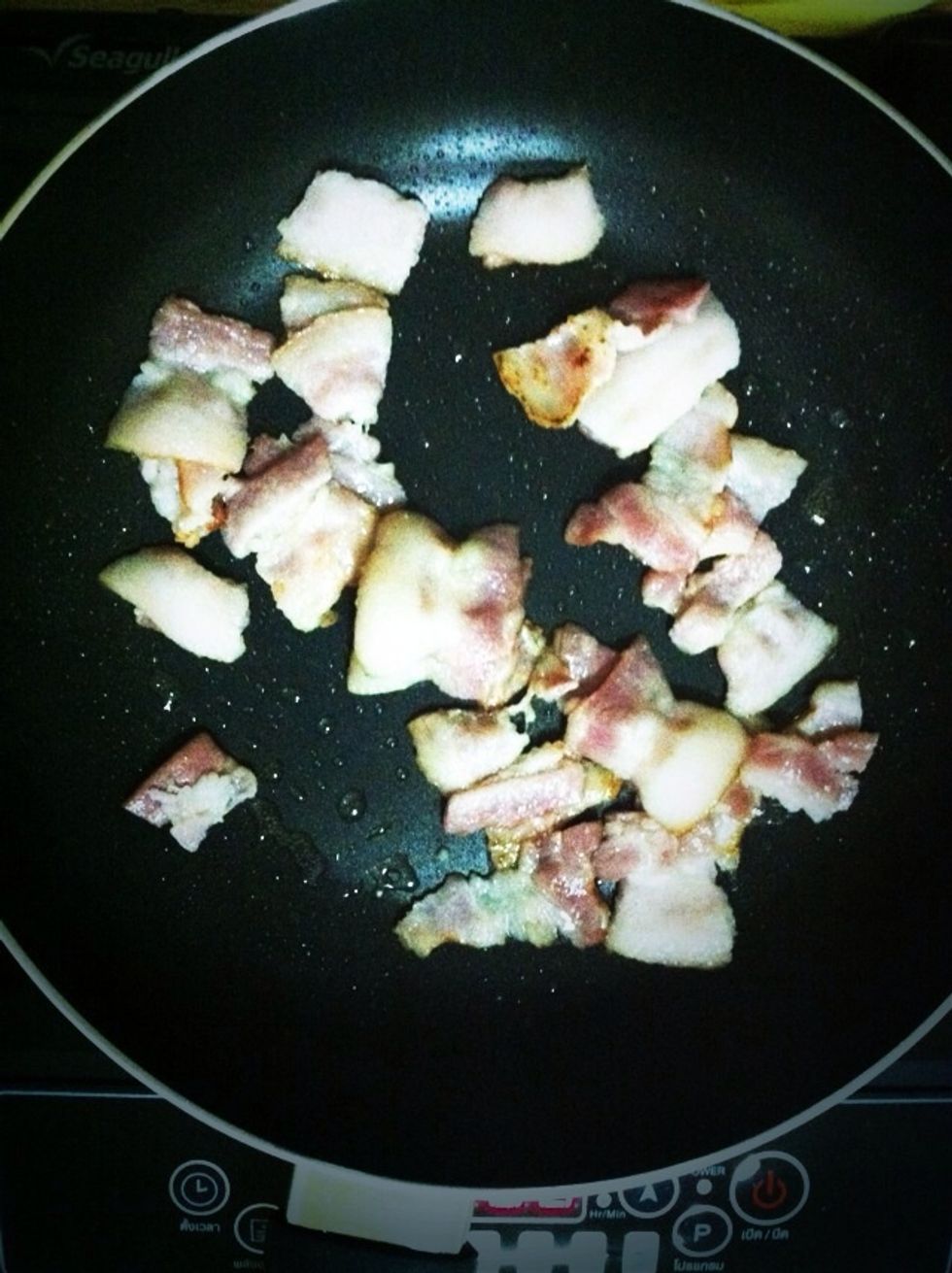 Stir your bacon.