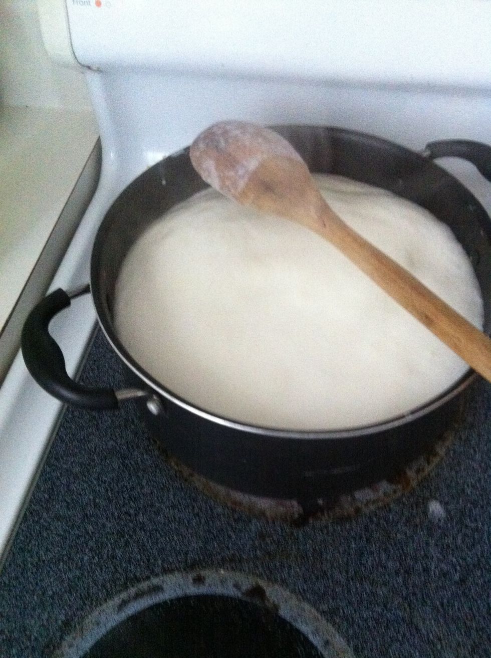 Stirring occasionally, bring to a boil and remove from heat