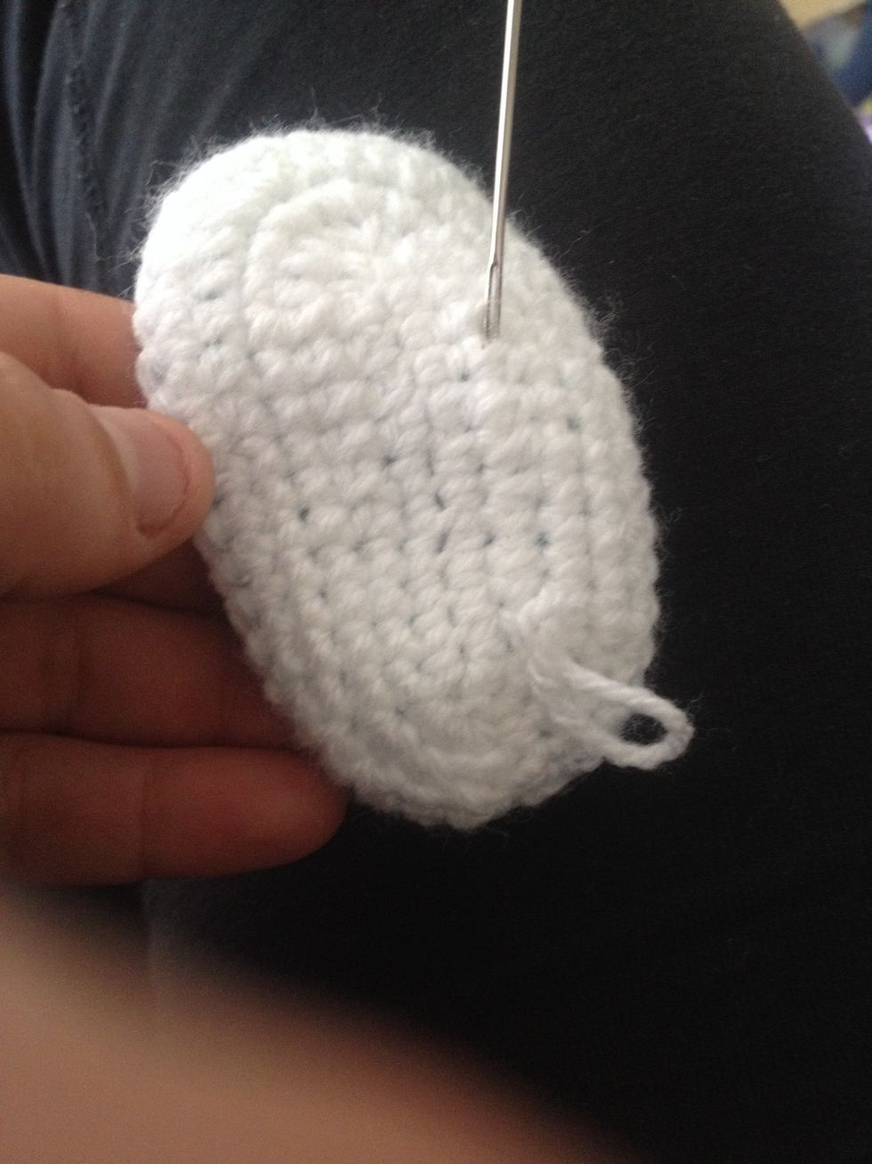 Stitch in the starting tail