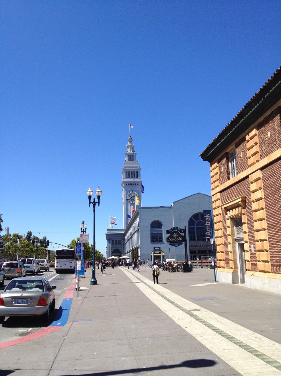 Stop by the ferry building.