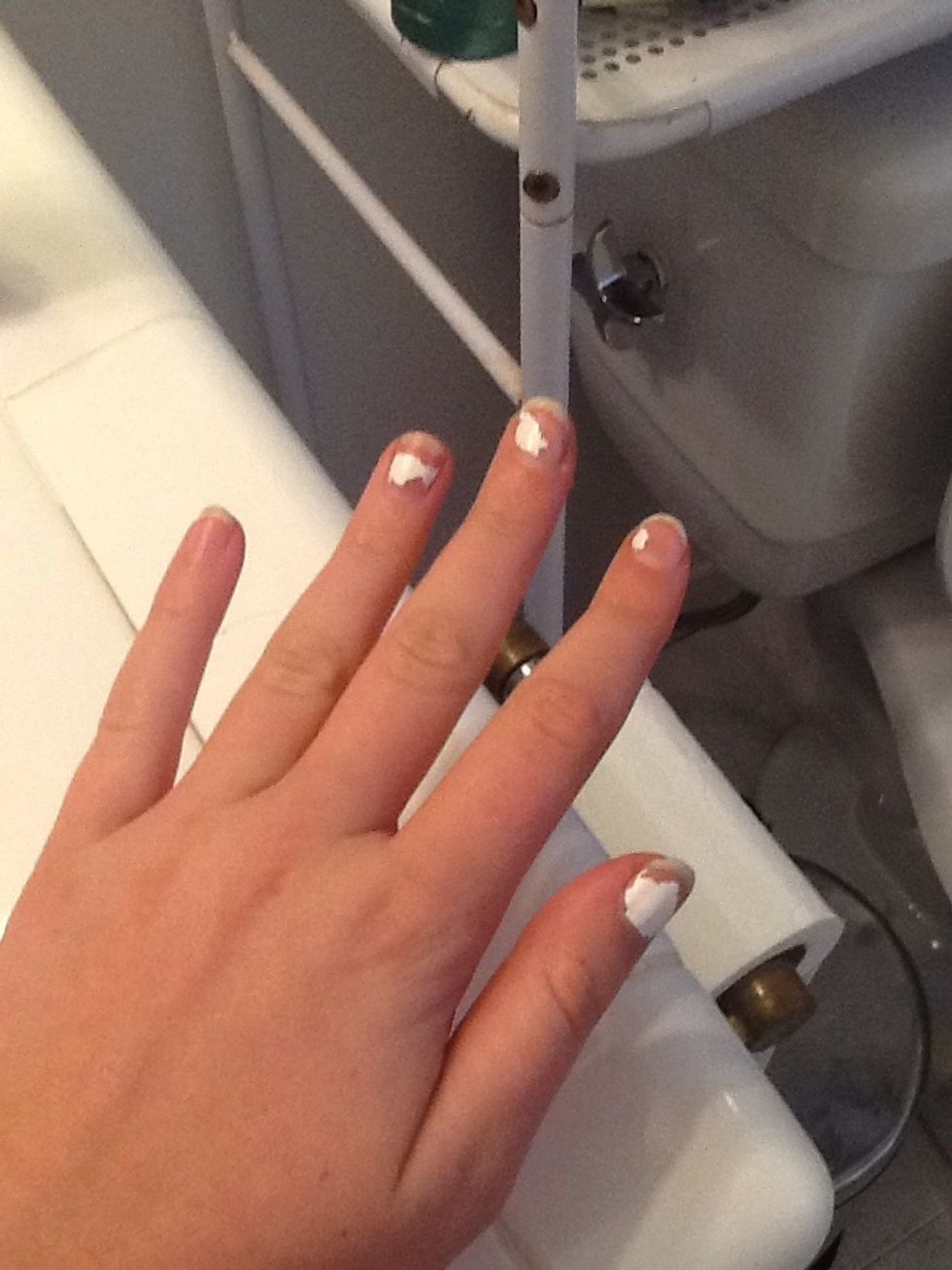 Stop wearing so much polish! If you want to renew your nails, stop painting them until they are healthy. This is great if you want to grow your nails for a mani.