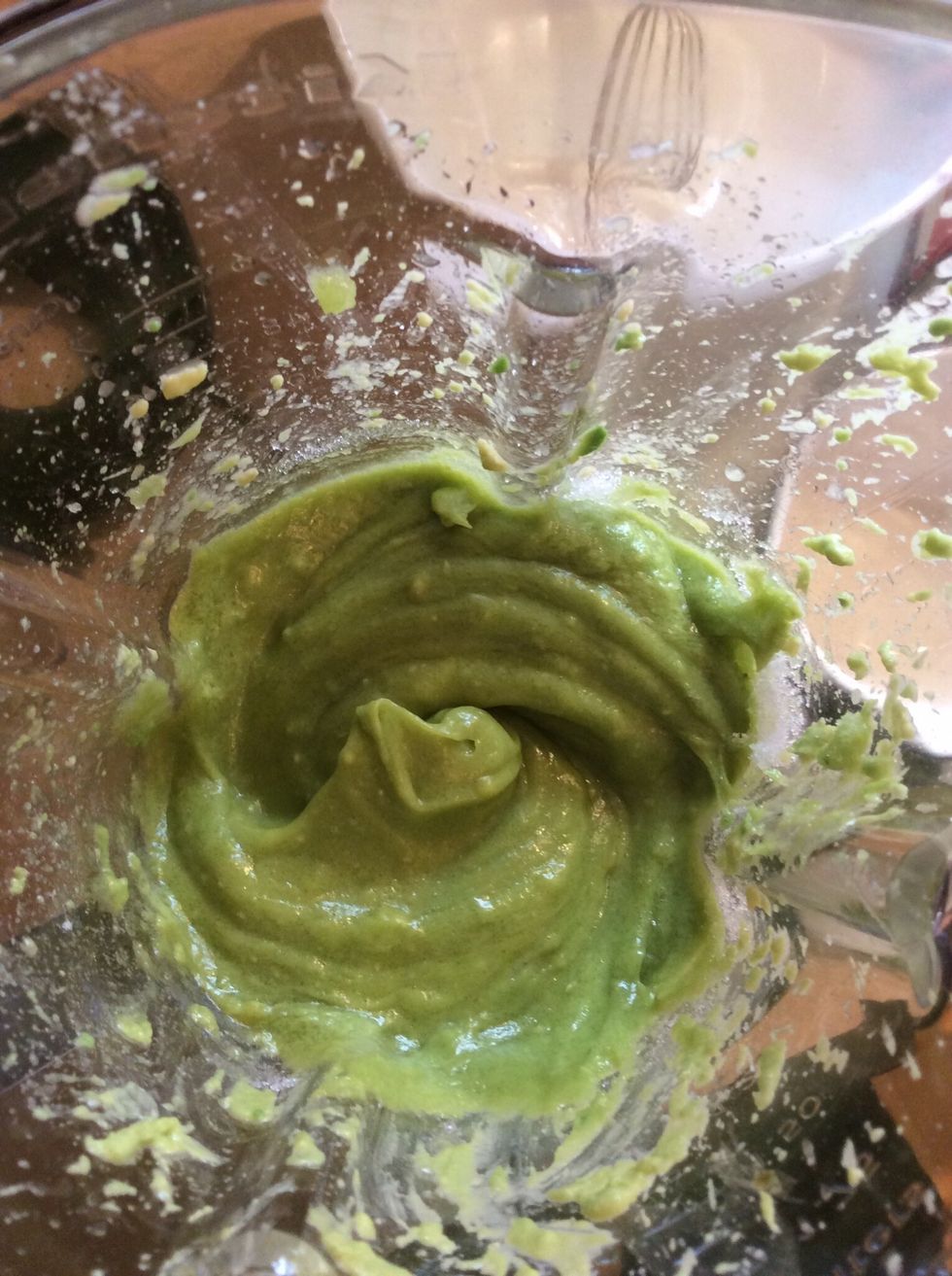 Stopping occasionally and scraping down the sides of the blender, pulse blend until smooth.