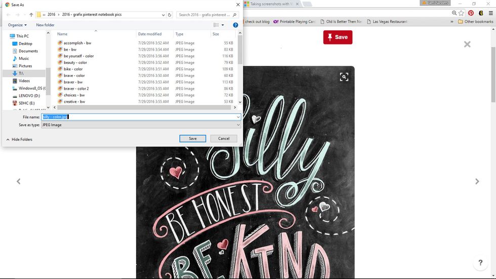 store all your choices in a dedicated folder to make project easier.