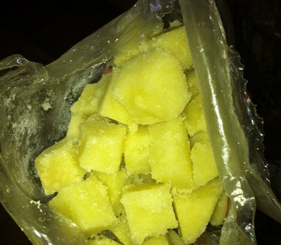 store cubes un plastic box/bowl/packet