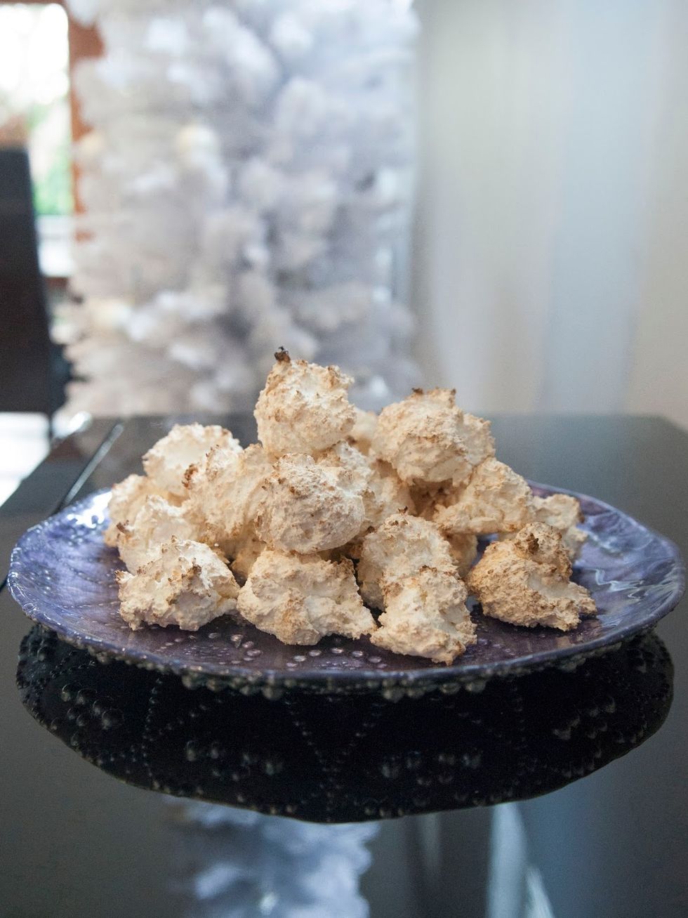 Store these macaroons in an airtight container for up to 2 days. But the odds of being able to keep them around for that long.... fuggedaboutit.