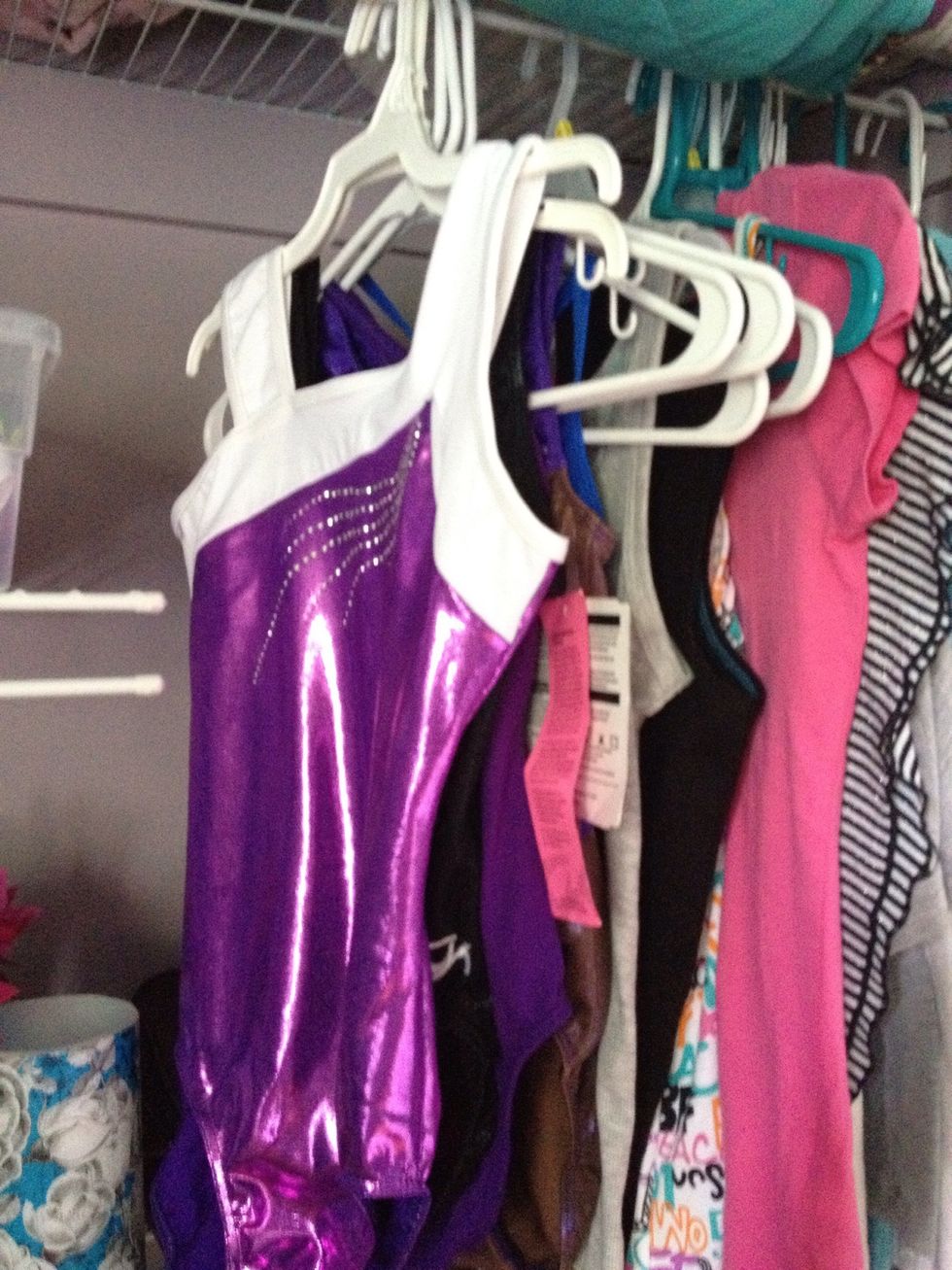 Store your leotards in you closet, or...