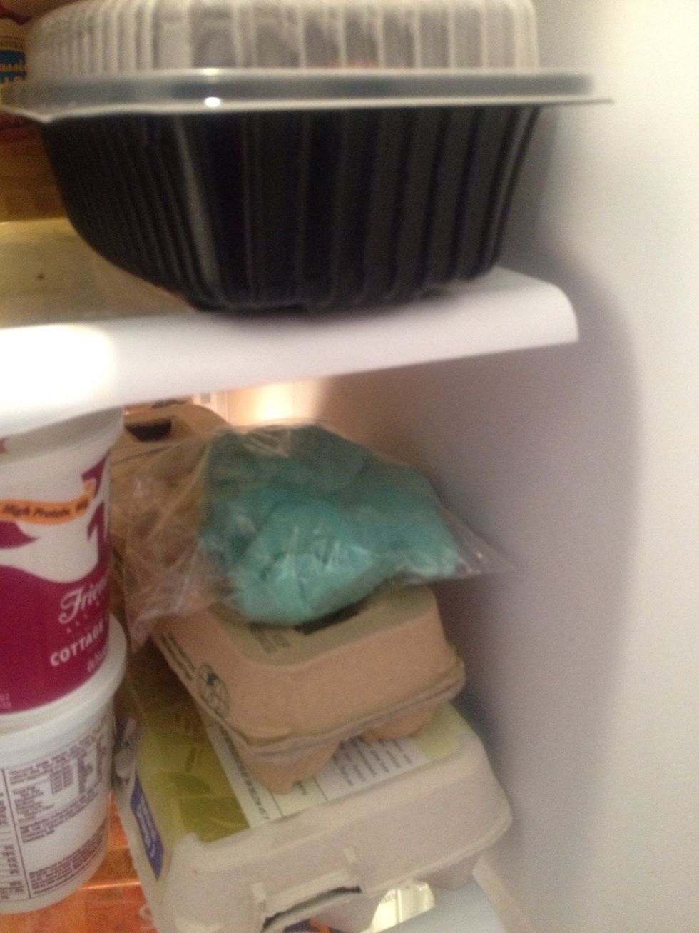 Store your play dough in a plastic bag in your refrigerator this is optional but it will help make the dough last longer