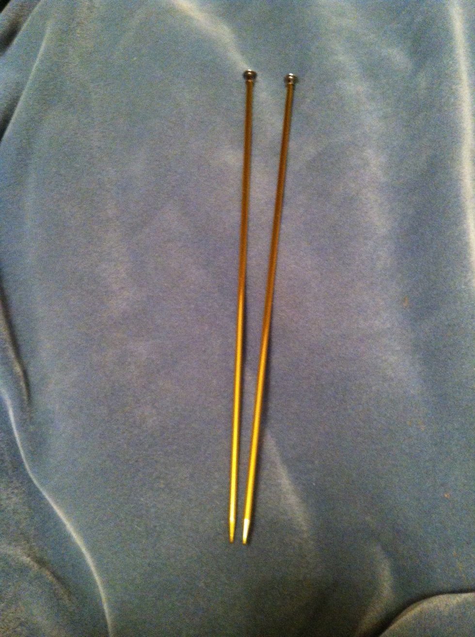Straight Single Pointed Knitting needles